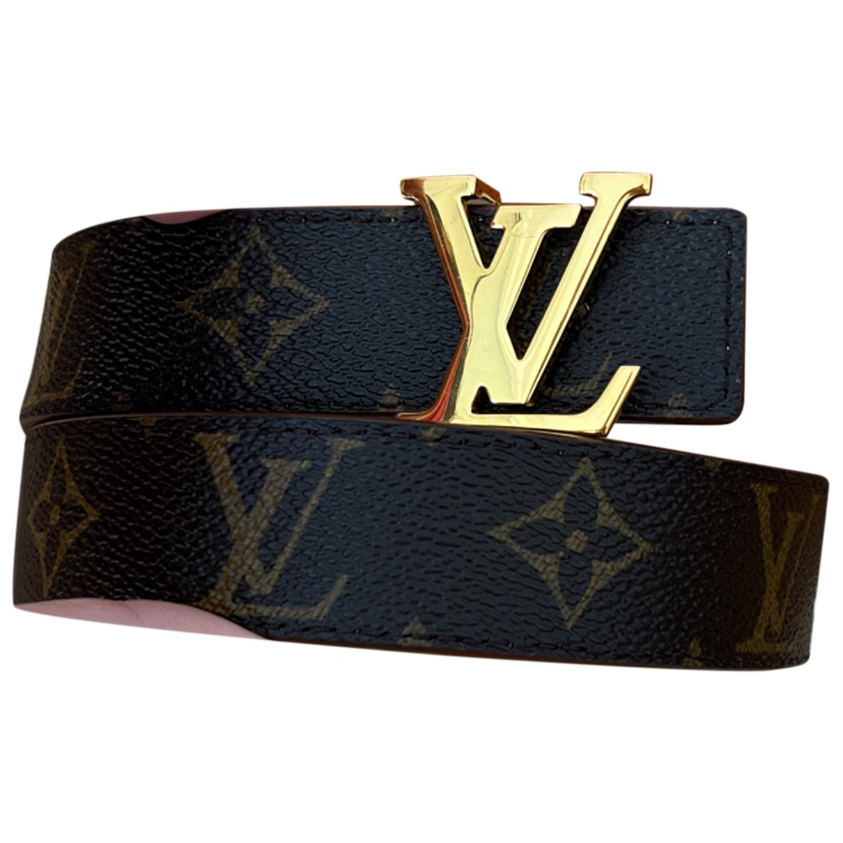 Initiales leather belt Louis Vuitton 